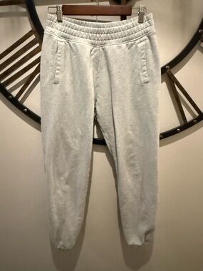 aerie Light Gray Men's Fleece Joggers